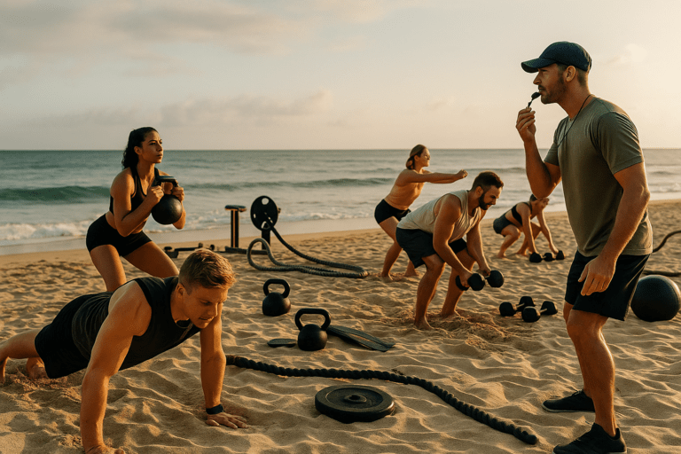 Stretching al amanecer